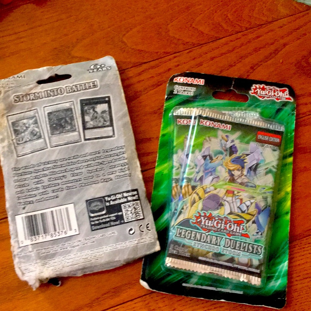 Konami YuGiOh 1st Edition Legendary duelists Synchro Storm Cards
